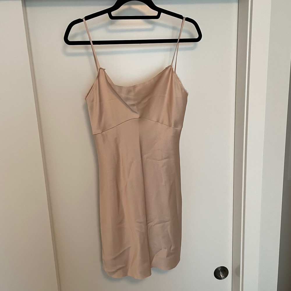 NEW WITH TAGS Zara Nude Slip Dress